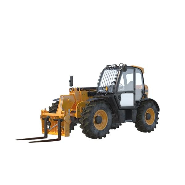 telehandlers can usually encompass heights ranging from 30 to 55 feet